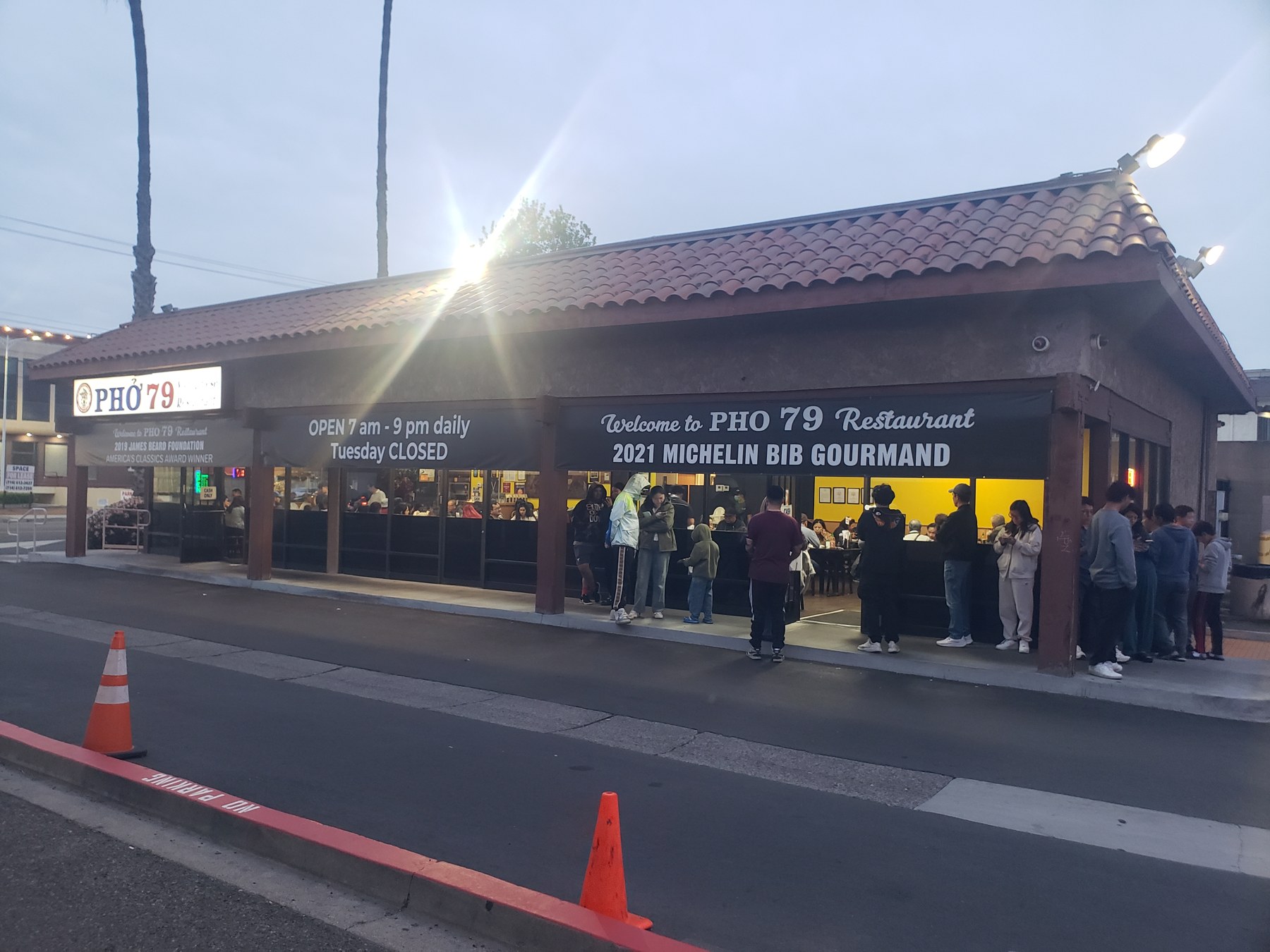 The northeast corner of Pho 79 in Garden Grove, California